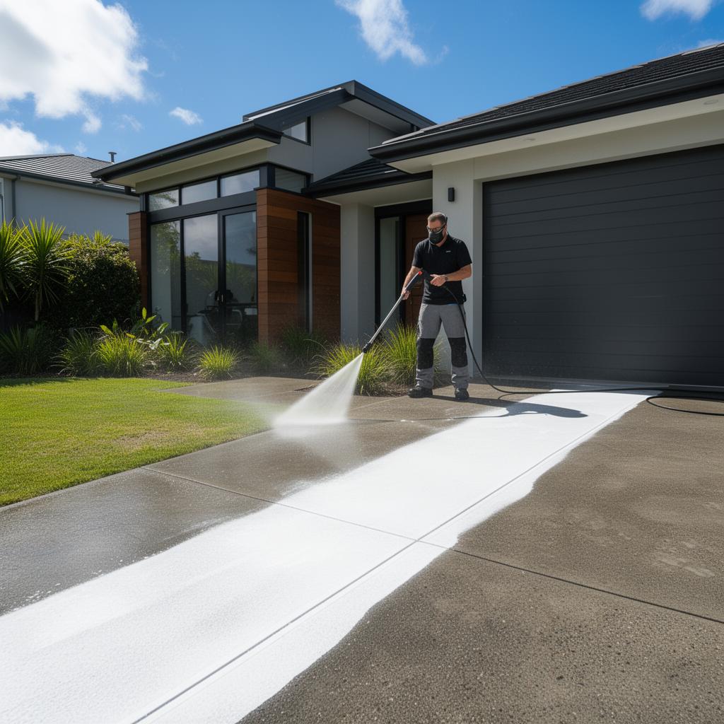 Driveway, Deck and Fence Cleaning by QP Building Wash